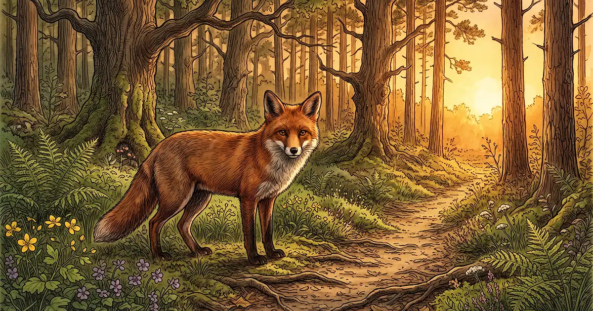 Der Fuchs am Waldrand – Eine Geschichte über das Gesehen-Werden