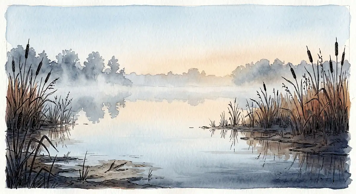 der-reiher-am-ufer-seeblick-morgen.webp