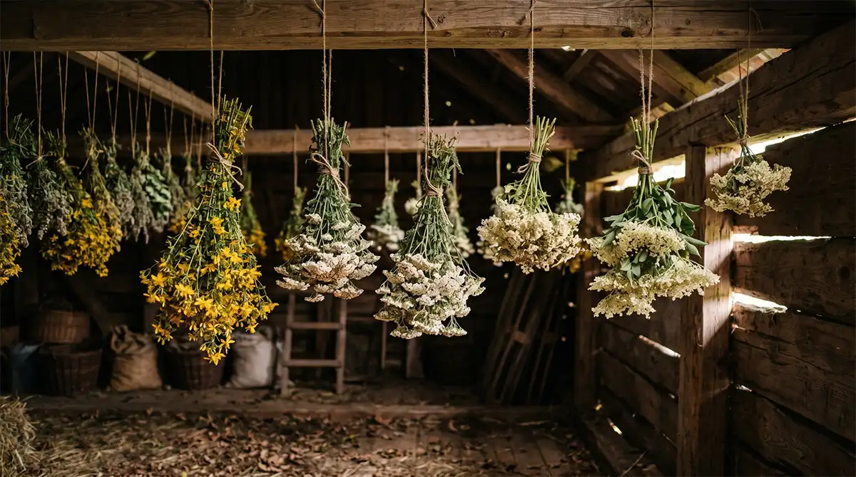 kraeuter-trocknen-sommerblueten-winter-bewahren.webp