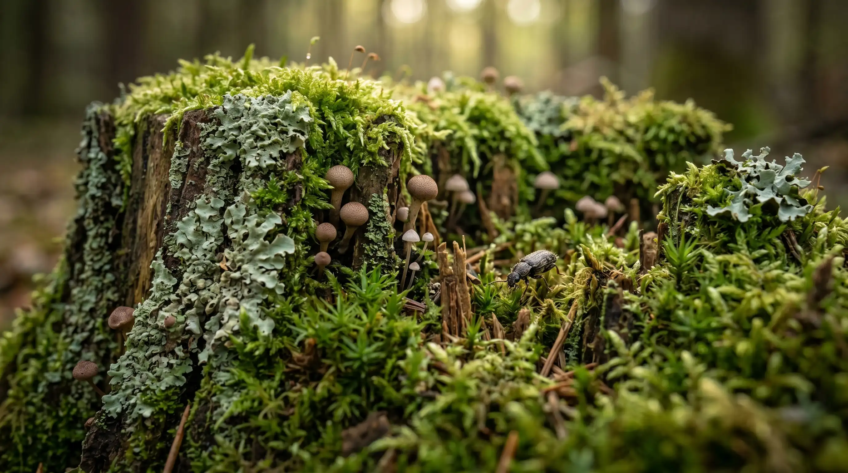 Moos, Flechten & Pilze – Die stille Welt unter unseren Füßen
